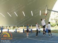 طراحی و ساخت سوله  ورزشی | سوله سالن ورزشی زمین بسکتبال  | به روش سوله قوسی ubm