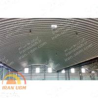 سوله قوسی ubm بر روی تیر  و ستون فولادی (سوله یو بی ام بر روی تیر  و ستون فولادی یا سوله ubm بر روی تیر  و ستون فولادی)