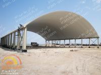 سوله قوسی ubm بر روی تیر  و ستون فولادی (سوله یو بی ام بر روی تیر  و ستون فولادی یا سوله ubm بر روی تیر  و ستون فولادی)