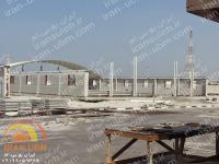 سوله قوسی ubm بر روی تیر  و ستون فولادی (سوله یو بی ام بر روی تیر  و ستون فولادی یا سوله ubm بر روی تیر  و ستون فولادی)