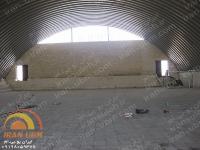 طراحی و ساخت سوله سالن ورزشی چند منظوره دارستان استان کرمان