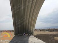 طراحی و ساخت سقف سوله سالن ورزشی چند منظوره پارک فدک ساوه  استان مرکزی