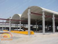 سوله قوسی ubm  (یو بی ام) بر روی تیر و ستون بتنی